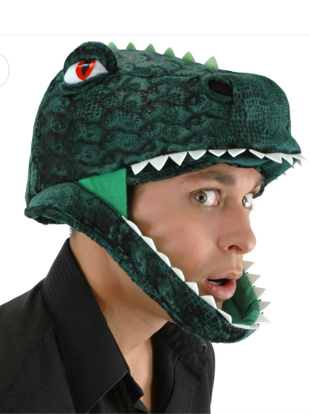 Elope T-Rex Jawsome Green Dinosaur Hat